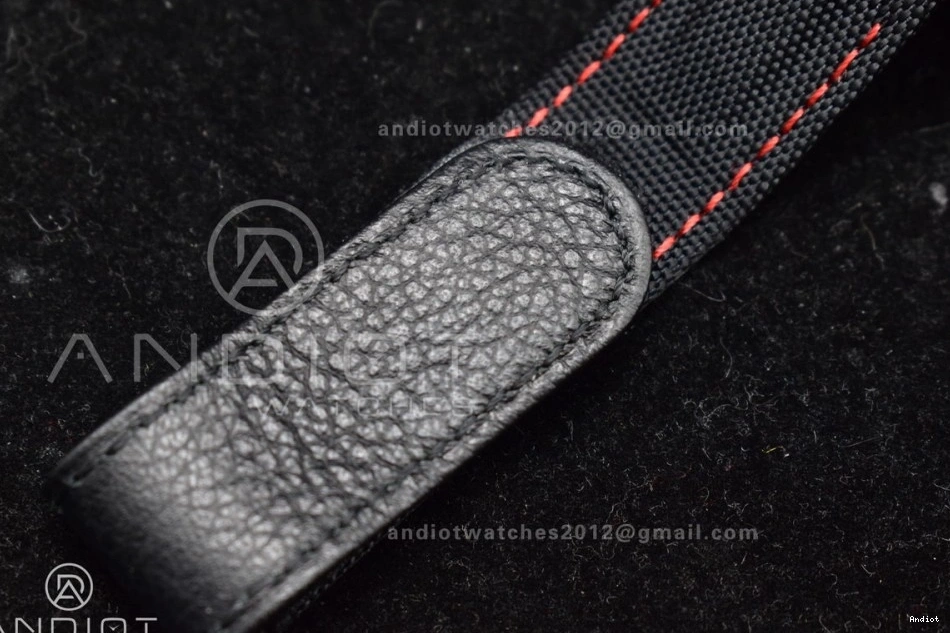 Submariner on Dial Carbon Red 473 1:1 Best VS VSF Black Edition Black DIW Strap Nylon EyeCatching 0720